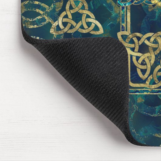 Triquetraの記号を用いる人生のYggdrasilの木 マウスパッド (コーナー)