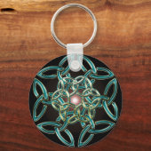 Triquetraサークルノットキーチェーン キーホルダー (正面)