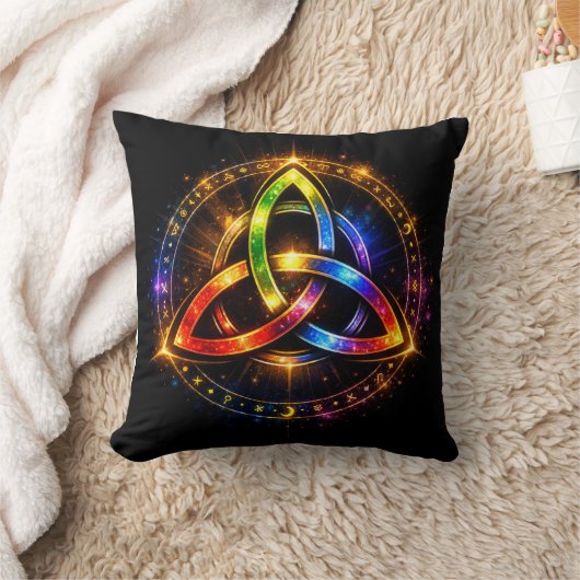 Triquetra_C クッション (ブランケット)