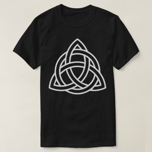 Triquetra, Holy Trinity, Celtic Knot, Power Three Tシャツ (デザイン正面)