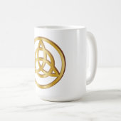 Triquetra symbol コーヒーマグカップ (正面右)