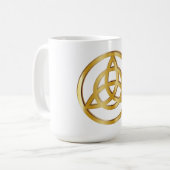 Triquetra symbol コーヒーマグカップ (正面左)