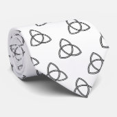 Triquetra Vesica記号 ネクタイ (ロール)