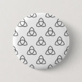Triquetra Vesica記号 缶バッジ (正面)