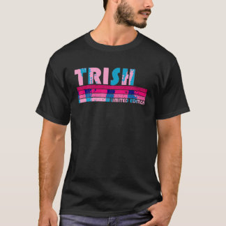 TRISH名パーソナライズされたレトロヴィンテージ80s 90sバット Tシャツ