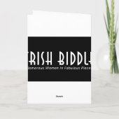 Trish Biddle -リビエラのテニス カード (裏面)