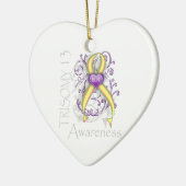 Trisomy 13の認識度 セラミックオーナメント (左)