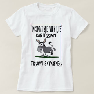 Trisomy 18のろば tシャツ