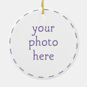 Trisomy 18の基礎パーソナライズなオーナメント セラミックオーナメント (裏面)