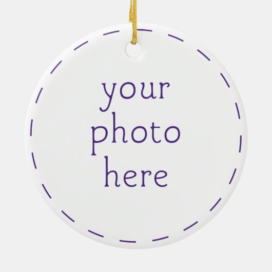 Trisomy 18の基礎パーソナライズなオーナメント セラミックオーナメント (裏面)