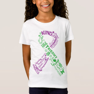 Trisomy 8の認識度のリボン tシャツ