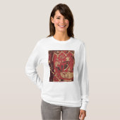 Tristanおよびイゾルデを描写するStumpwork Tシャツ (正面フル)