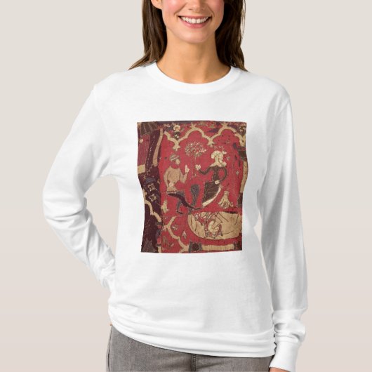 Tristanおよびイゾルデを描写するStumpwork Tシャツ (正面)