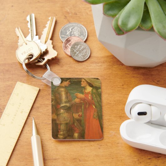 Tristan and Isolde著John William Waterhouse キーホルダー (デスク)