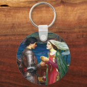 Tristan and Isolde, c. 1916 by John Waterhouse キーホルダー (裏面)