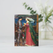Tristan and Isolde, c. 1916 by John Waterhouse ポストカード (スタンド正面)