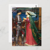 Tristan and Isolde, c. 1916 by John Waterhouse ポストカード (正面/裏面)