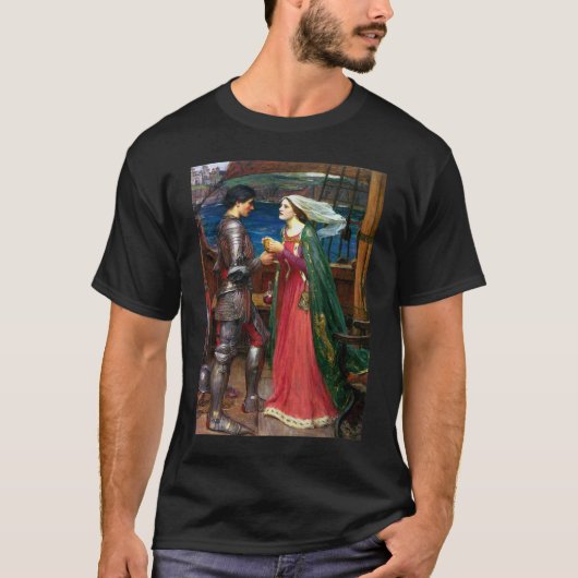Tristan and Isolde, c. 1916 by John Waterhouse Tシャツ (正面)
