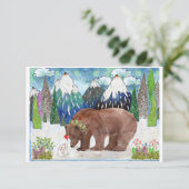 TRISTAN BERLUNDの発表によるベアとバニー サンキューカード (スタンド正面)