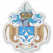 Tristan da Cunha coat of arms, British Overseas シール (正面)