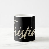 Tristan Name whitegold Tasse Teetasse Kaffeetasse コーヒーマグカップ (中央)