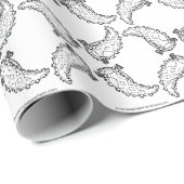 Tritoniaのnudibranchのプリントの包装紙 ラッピングペーパー (ロールコーナー)