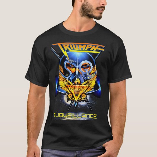 TRIUMPH BAND SURVEILLANCE ヴィンテージ フレンド Tシャツ (正面)