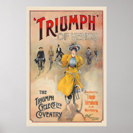 Triumph Cycles Coventry Vintage Advertising Poster ポスター