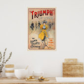 Triumph Cycles Coventry Vintage Advertising Poster ポスター (キッチン)