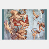 Triumph of Galatea by Raphael Sanzio ラッピングペーパーシート (正面2)