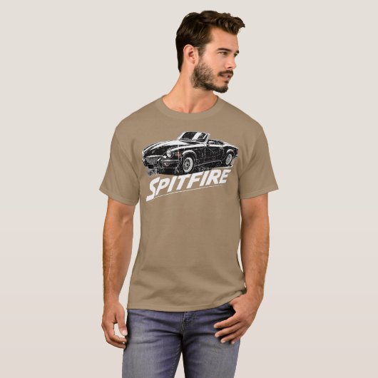 Triumph Spitfire Swash Design family Tシャツ (正面フル)