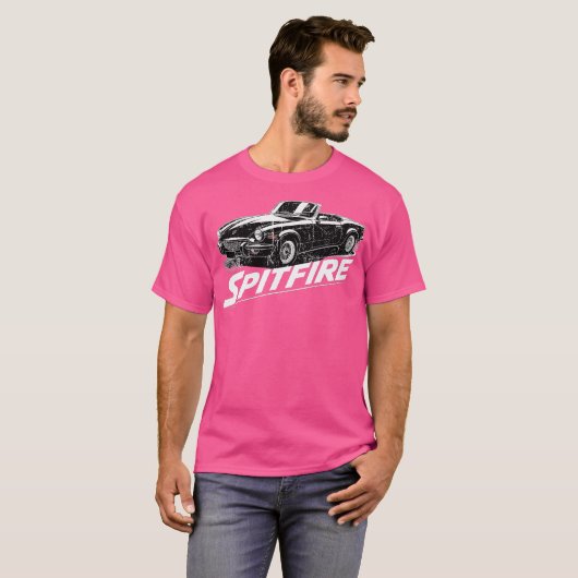 Triumph Spitfire Swash Design family Tシャツ (正面フル)