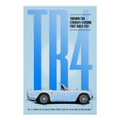 Triumph TR4 ポスター (正面)