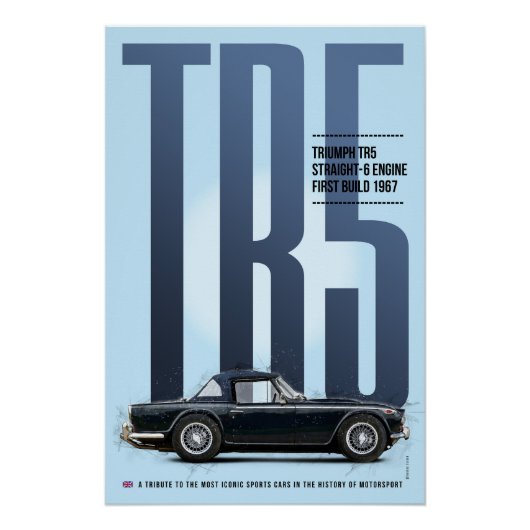 Triumph TR5 ポスター (正面)