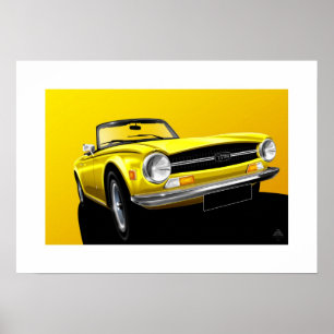Triumph TR6ポスター ポスター