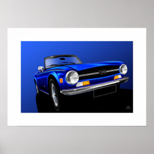 Triumph TR6ポスター ポスター