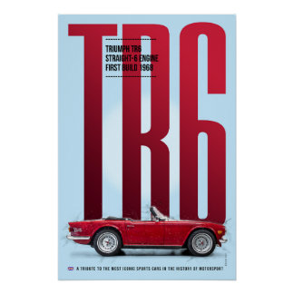 Triumph TR6 ポスター