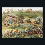 Triumphal March of The Elf King, Fairies,Goblins ポスター<br><div class="desc">Triumphal march of the Elf-King .Digital collage and image elaboration by Bulgan Lumini based on Victorian fairy illustration by Richard, Doyle 1824-1883</div>