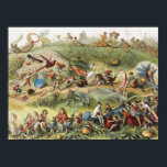 Triumphal March of The Elf King, Fairies,Goblins ポスター<br><div class="desc">Triumphal march of the Elf-King .Digital collage and image elaboration by Bulgan Lumini based on Victorian fairy illustration by Richard, Doyle 1824-1883</div>