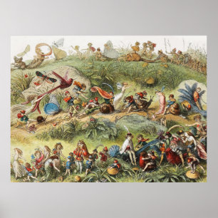 Triumphal March of The Elf King, Fairies,Goblins ポスター