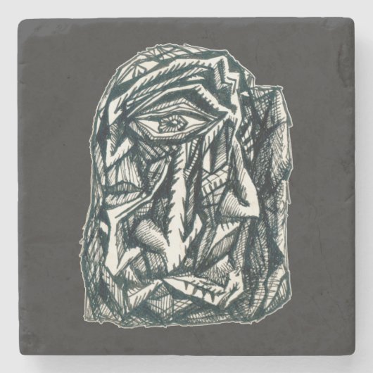 Triumviate、インクスケッチ ストーンコースター (正面)