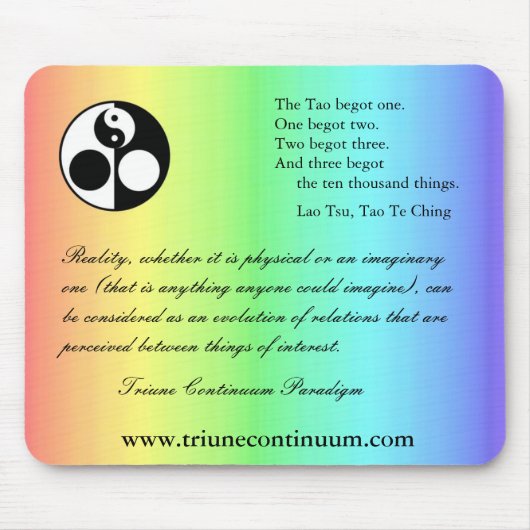 Triune連続のマウスパッド マウスパッド (正面)