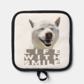 Trivet of dog by koroku 鍋敷き (正面)