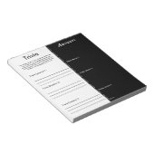 Triviaパーティーゲーカスタムム – 質問と回答 ノートパッド (アングル)