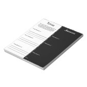 Triviaパーティーゲーカスタムム – 質問と回答 ノートパッド (回転)