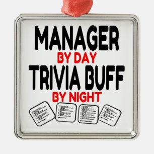 Trivia Buffマネージャ メタルオーナメント