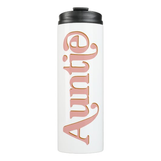 TRIXIEレトロ赤面とオレンジアウンティトラベル タンブラー (正面)