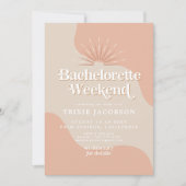 TRIXIEレトロ70のDisco Groovy赤面バチェロレッテ 招待状 (正面)