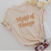 TRIXIEレトロ70をテーマにしたメイド・オブ・オーナー（花嫁付き添い人） Tシャツ