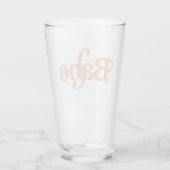 TRIXIEレトロ70をテーマにしたGroovy Babeバチェロレッテ タンブラーグラス (裏面)